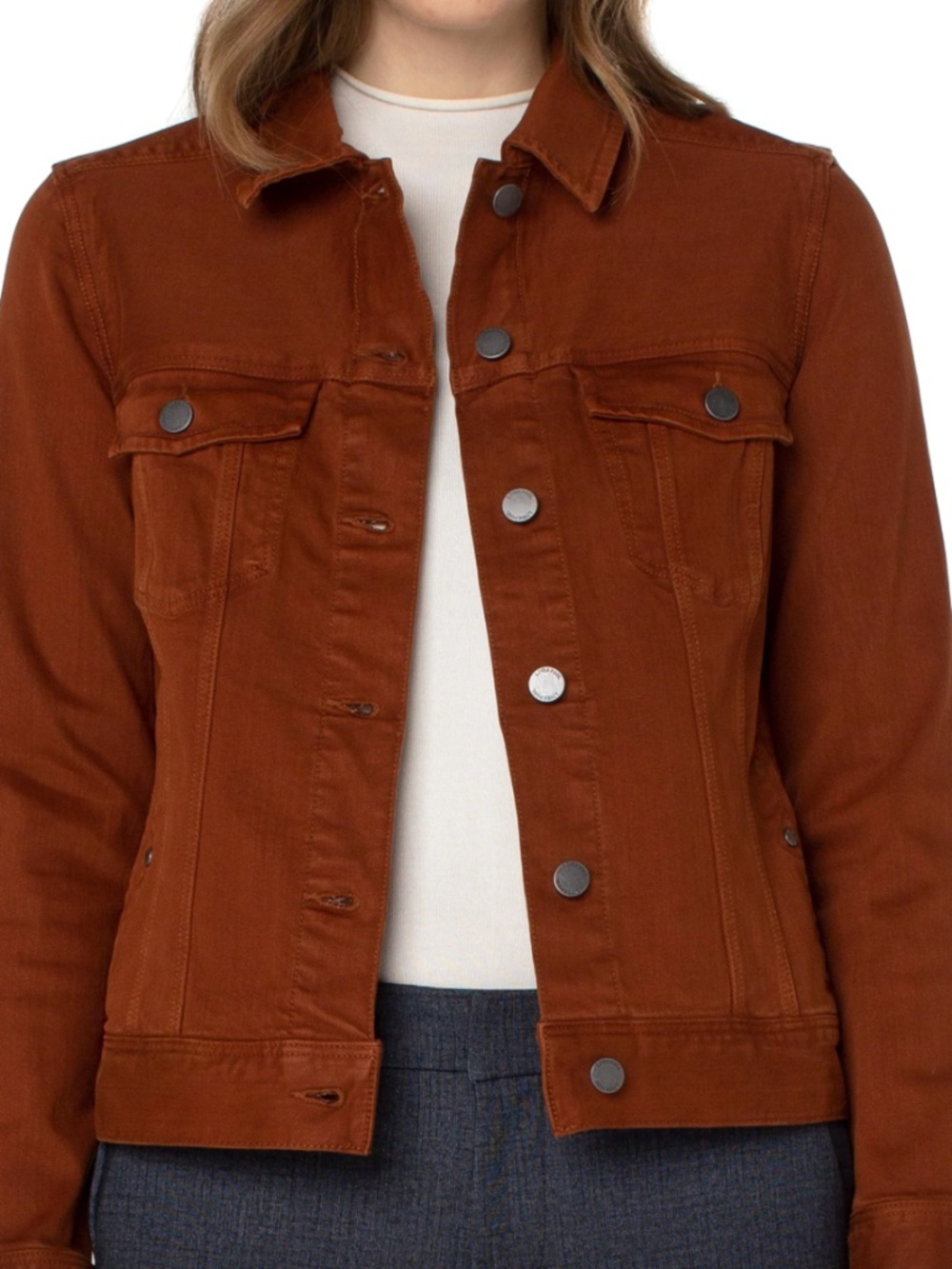 Liverpool Jean Jacket in Cognac